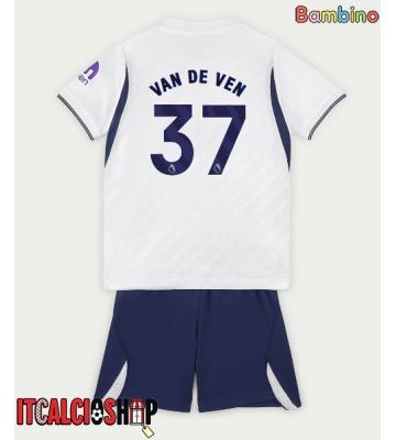 Tottenham Hotspur Micky van de Ven #37 Prima Maglia Bambino 2026-27 Manica Corta (+ Pantaloni corti)